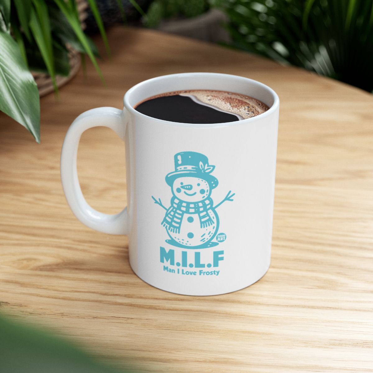 M.I.L.F Man I Love Frosty Funny Snowman Coffee Mug