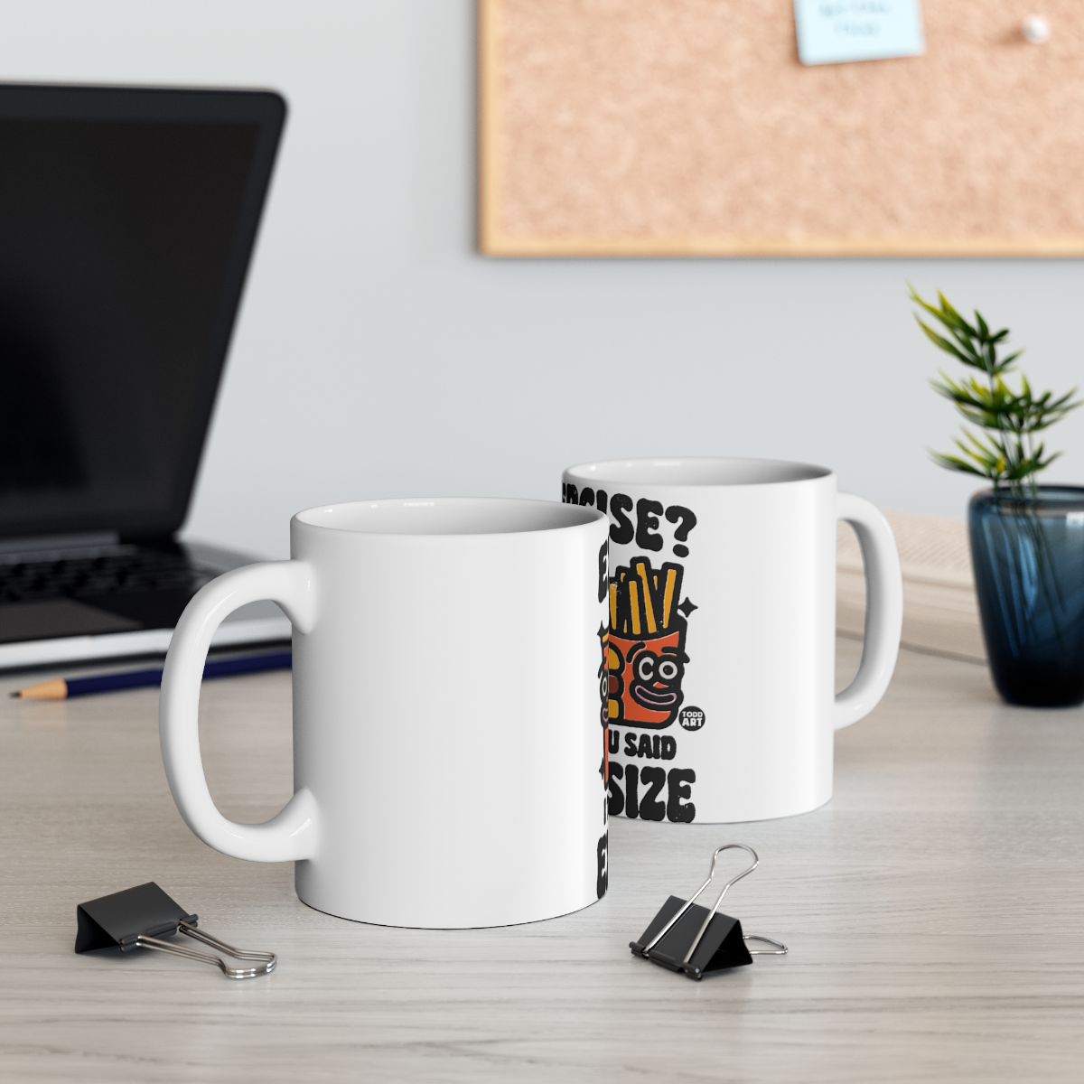 Funny Office Mug With Quirky Design and Bold Text
