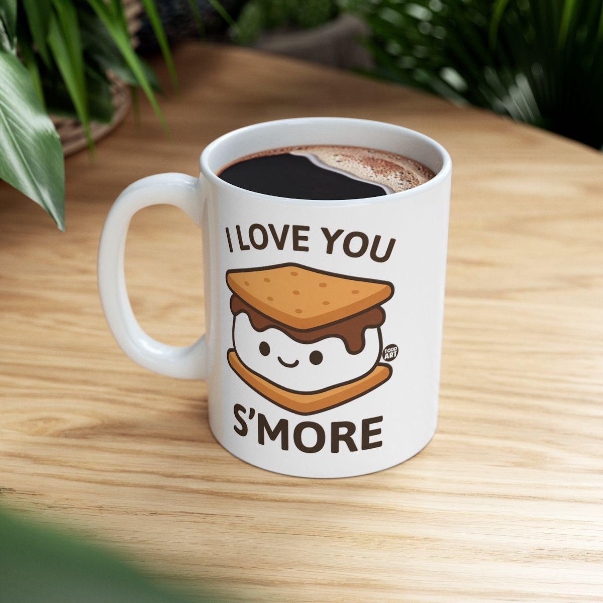I Love You S'more Mug Cute Graphic Design Coffee Cup