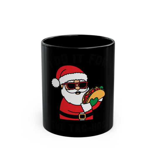 Santa Holding Taco with Sunglasses Mug Product