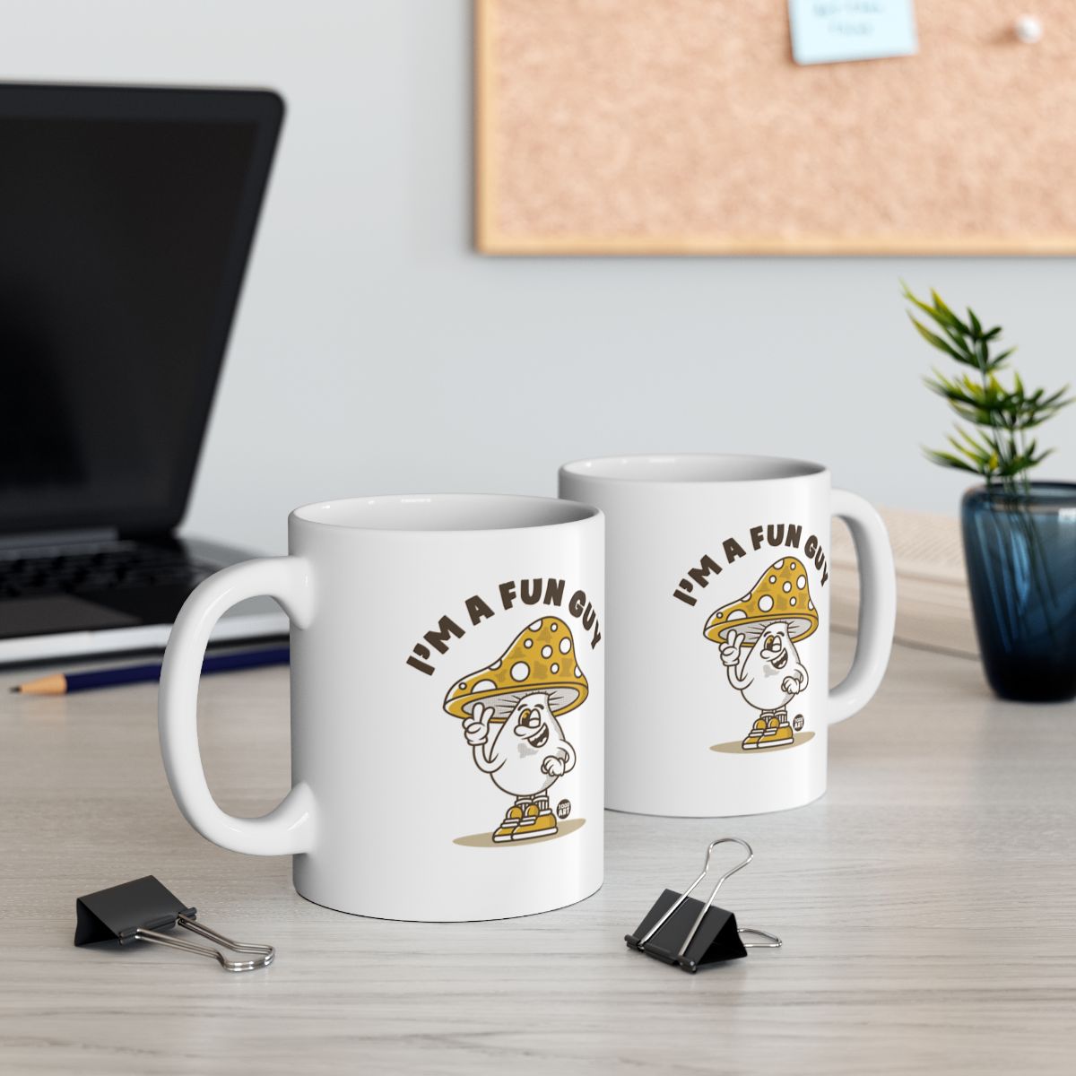I'm a Fun Guy Cute Mushroom Design Mug