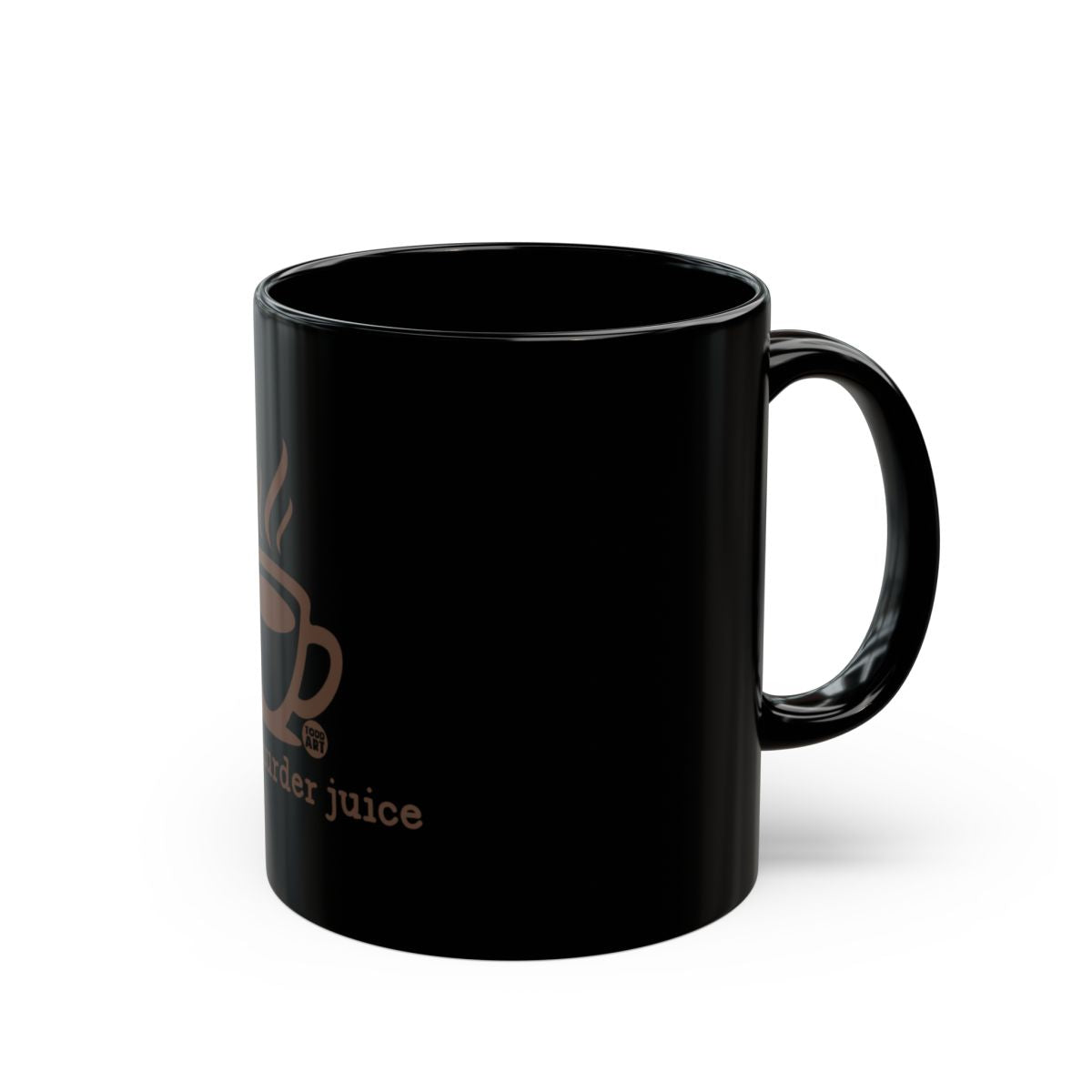Sleek Black Coffee Mug with Stylish Design