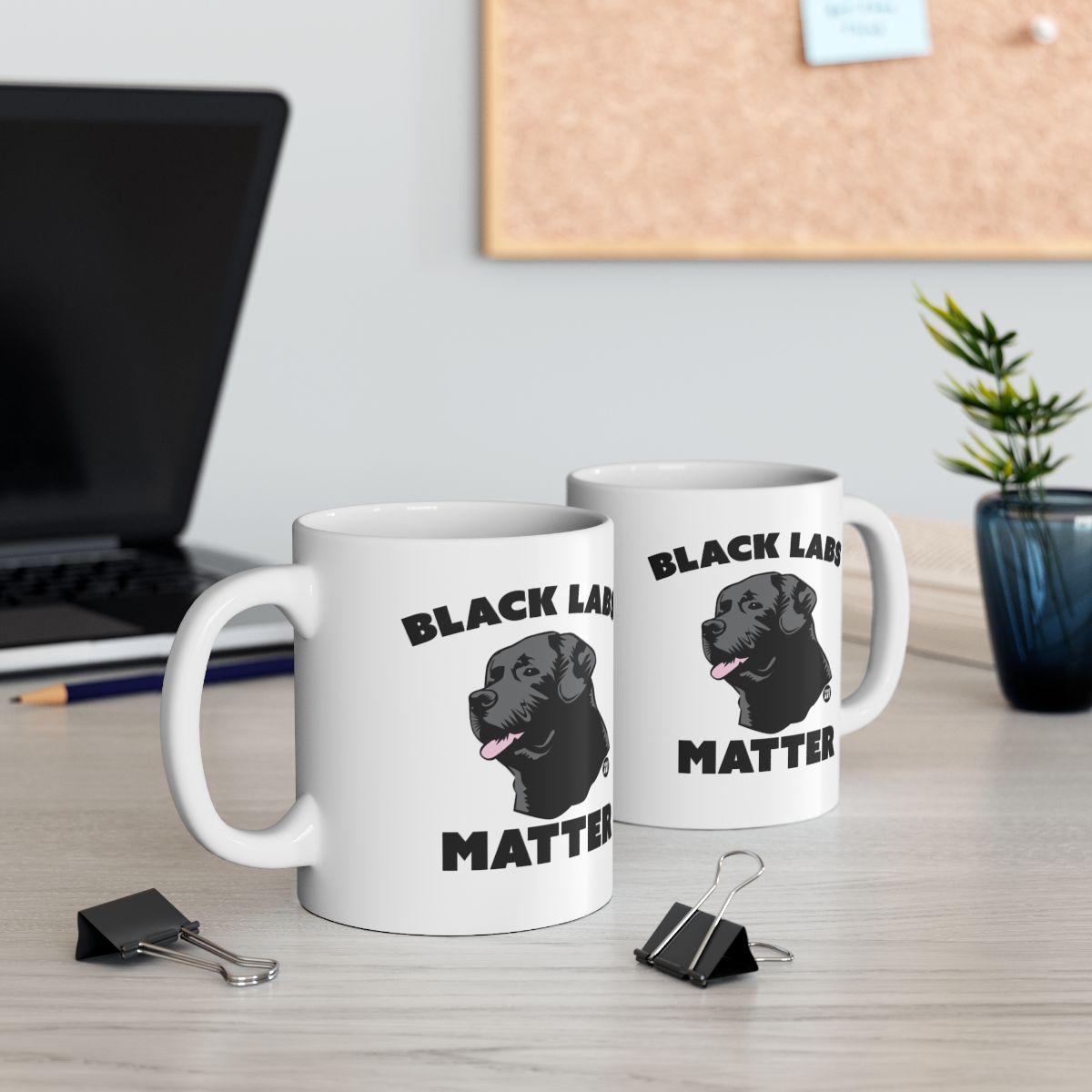Black Labs Matter Graphic Print Coffee Mug Product