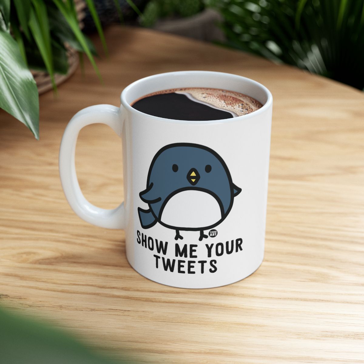 Show Me Your Tweets Blue Bird Coffee Mug
