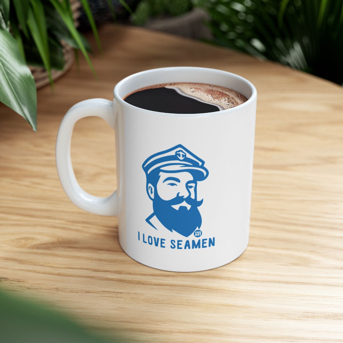 I Love Seamen Coffee Mug with Sailor Design