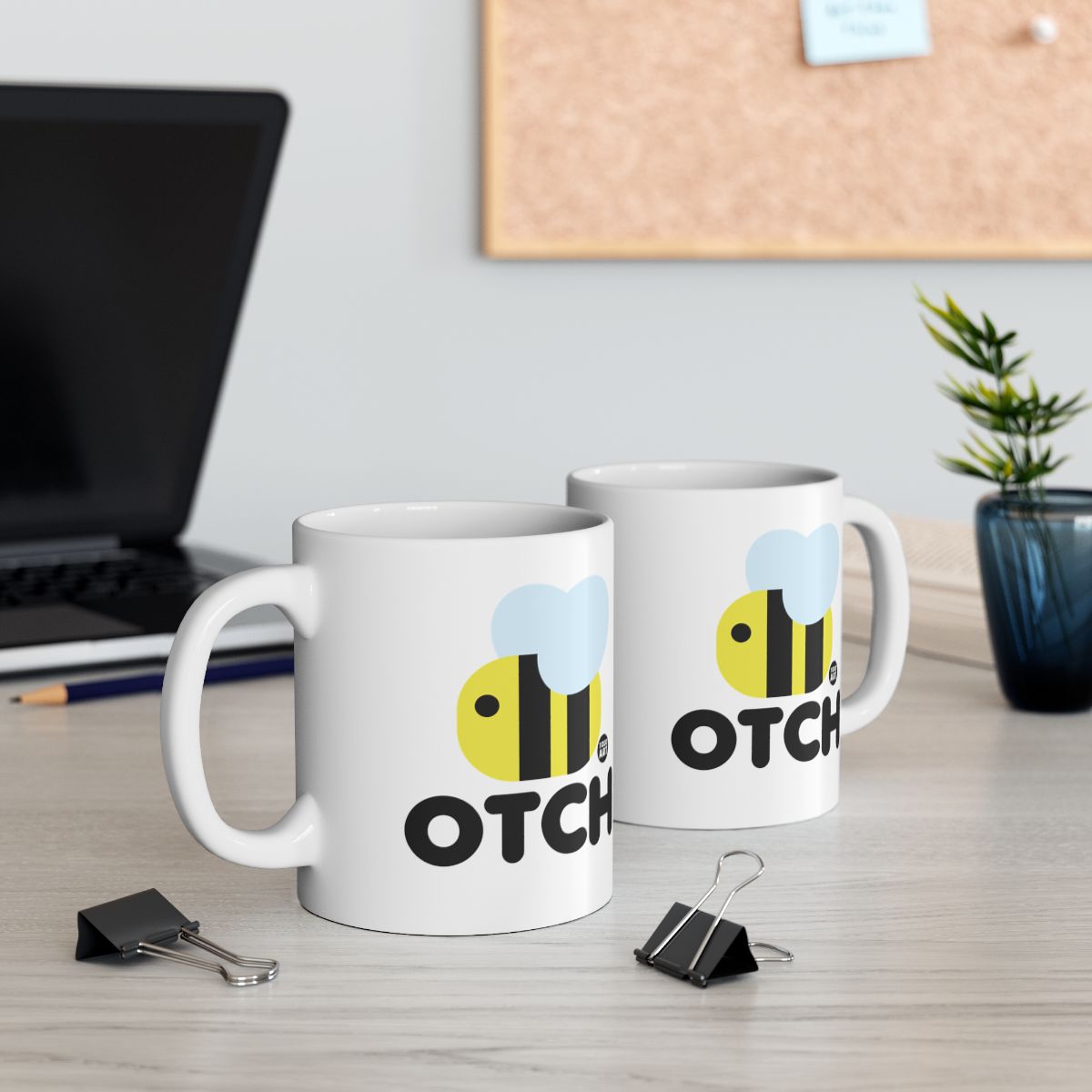 Cute Cartoon Bee Design Office Desk Coffee Mug