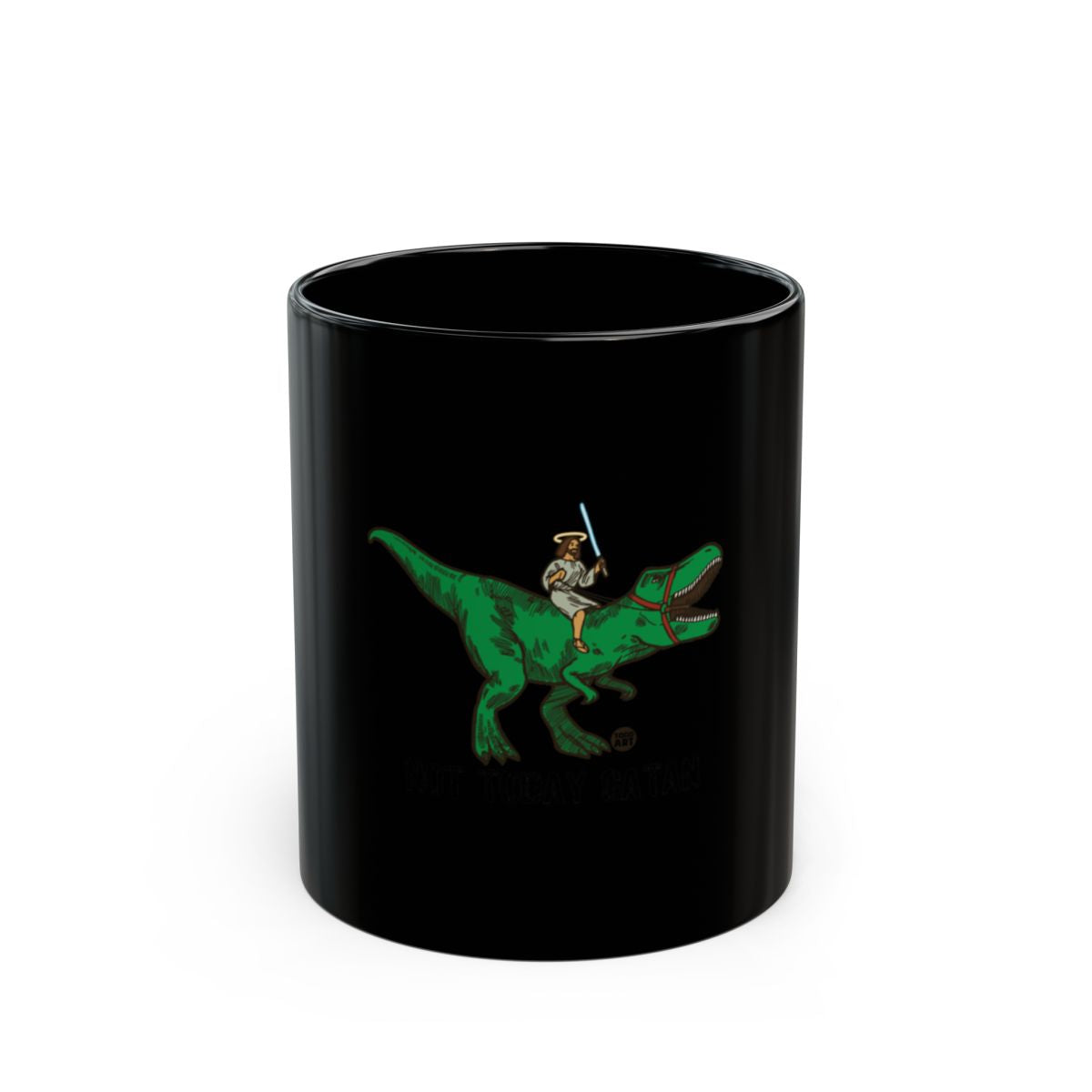 Funny Dinosaur Cowboy Mug Perfect for Coffee Lovers
