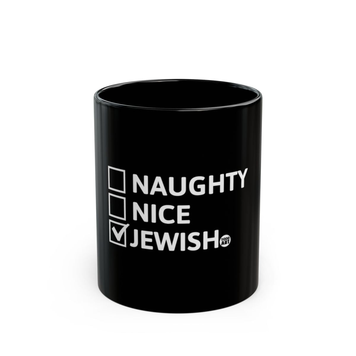 Naughty Nice Jewish Ceramic Mug