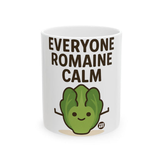 Everyone Romaine Calm Cute Lettuce Design Mug