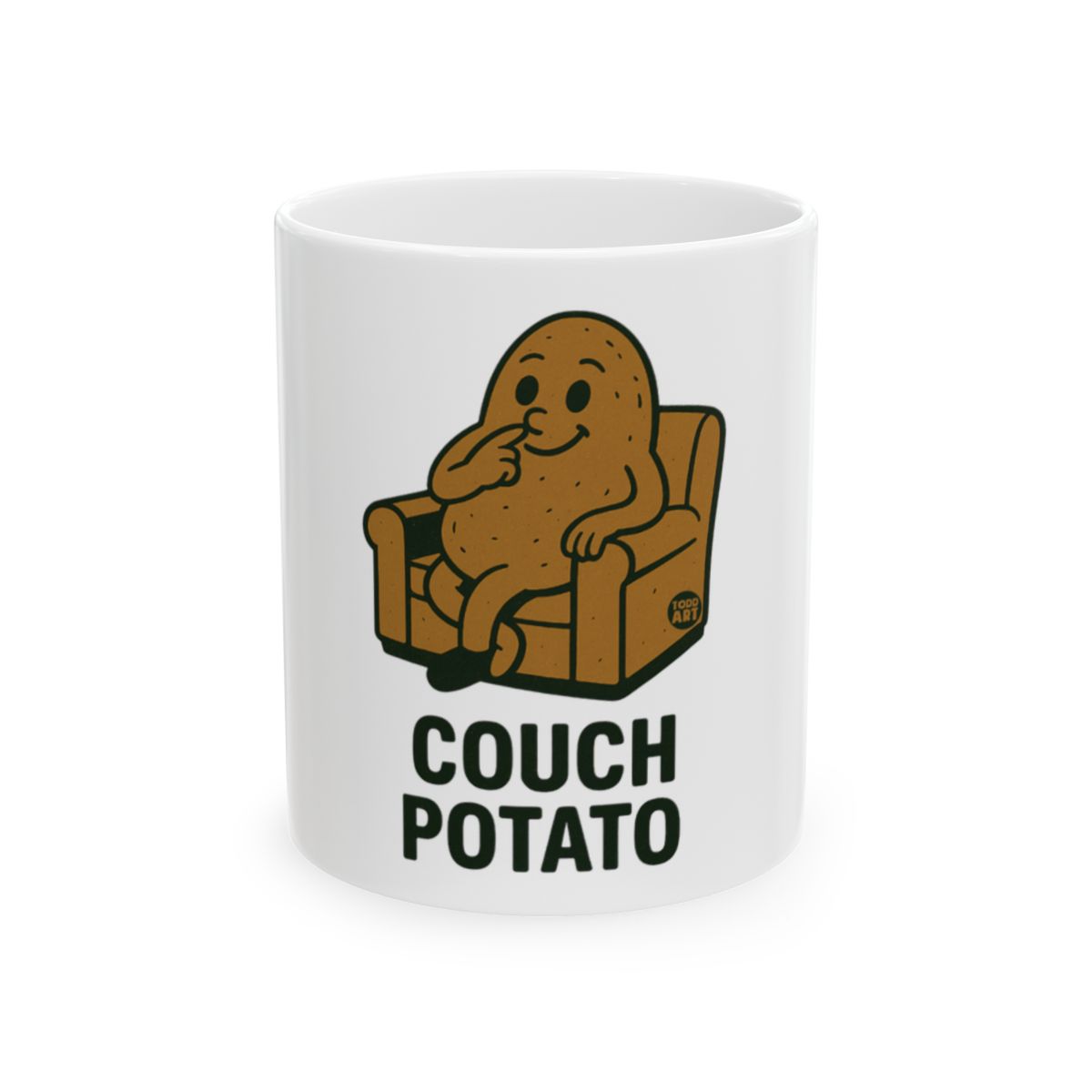 Couch Potato Funny Coffee Mug Unique Design