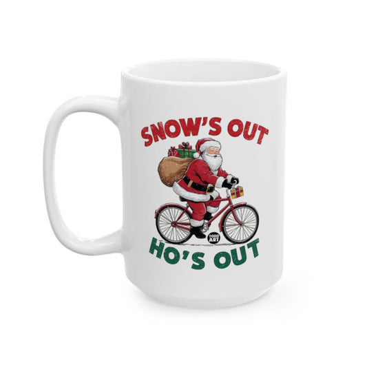 Snow's Out Ho's Out Santa Mug Gift Christmas