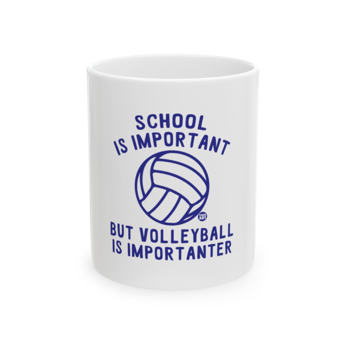 School Is Important But Volleyball Is Importanter mug