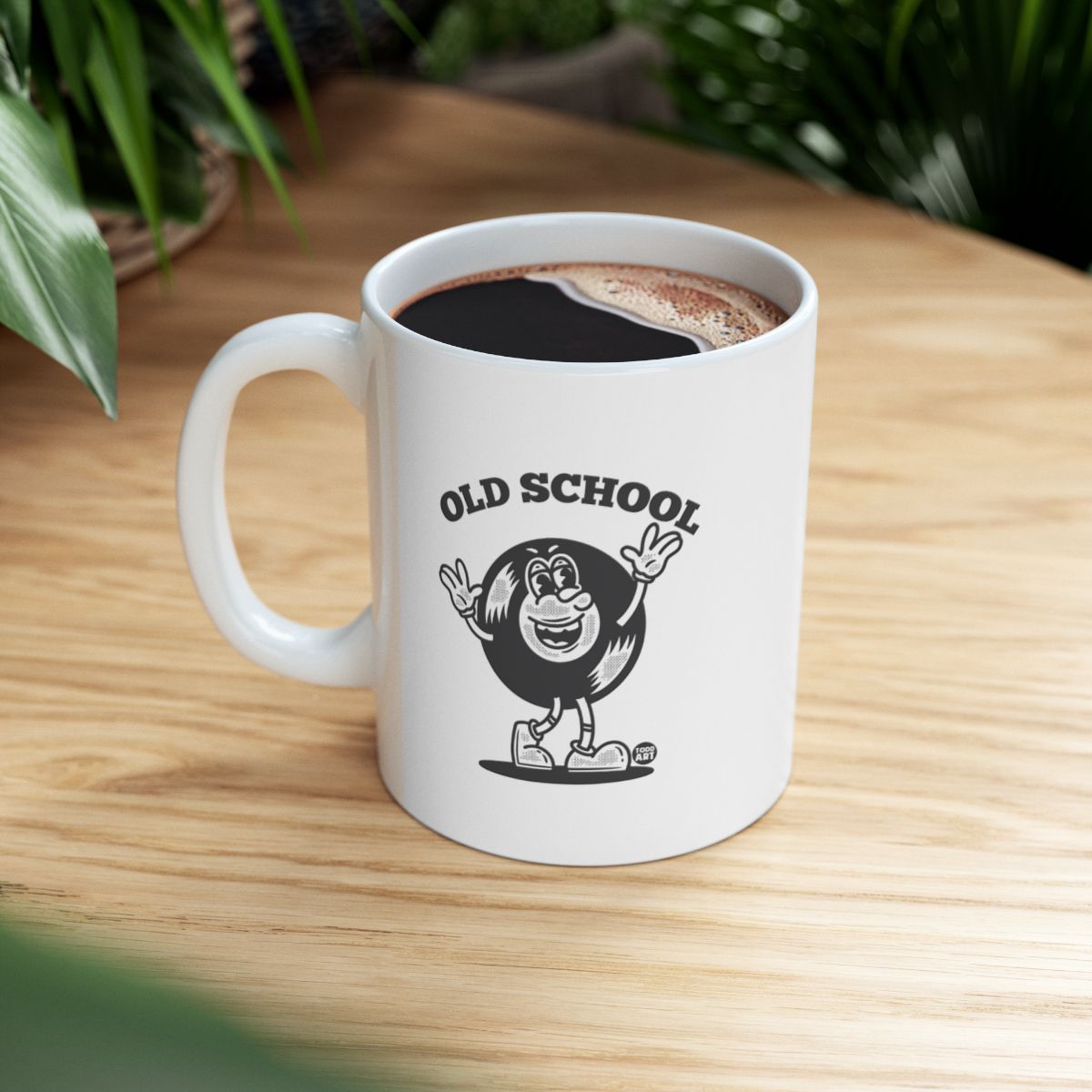 Old School Cartoon Character Coffee Mug for Fun