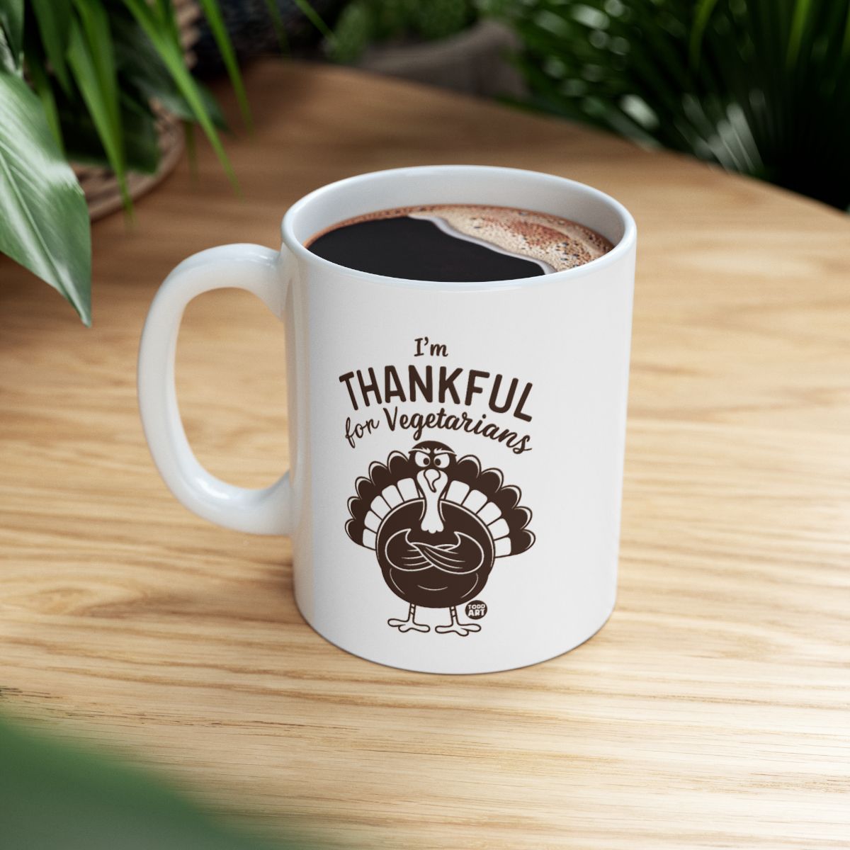 I'm Thankful for Vegetarians Funny Coffee Mug Product