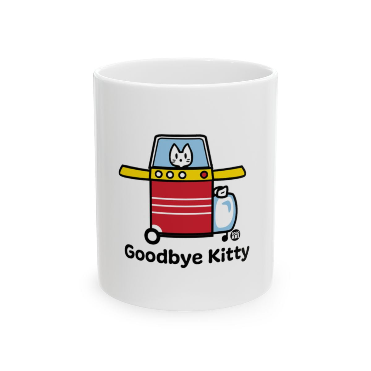 Goodbye Kitty Cartoon Coffee Mug Product