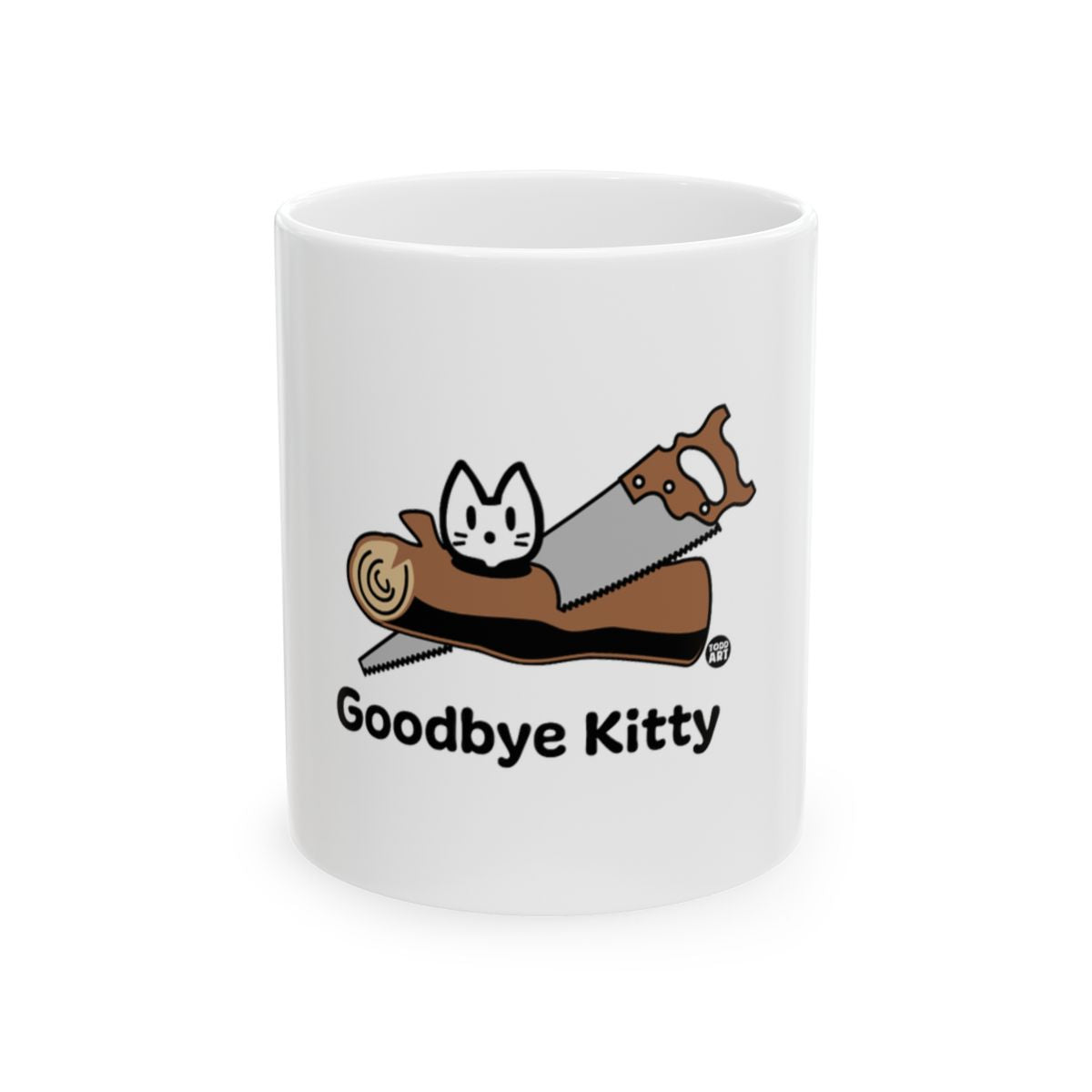Goodbye Kitty Hilarious Graphic Mug