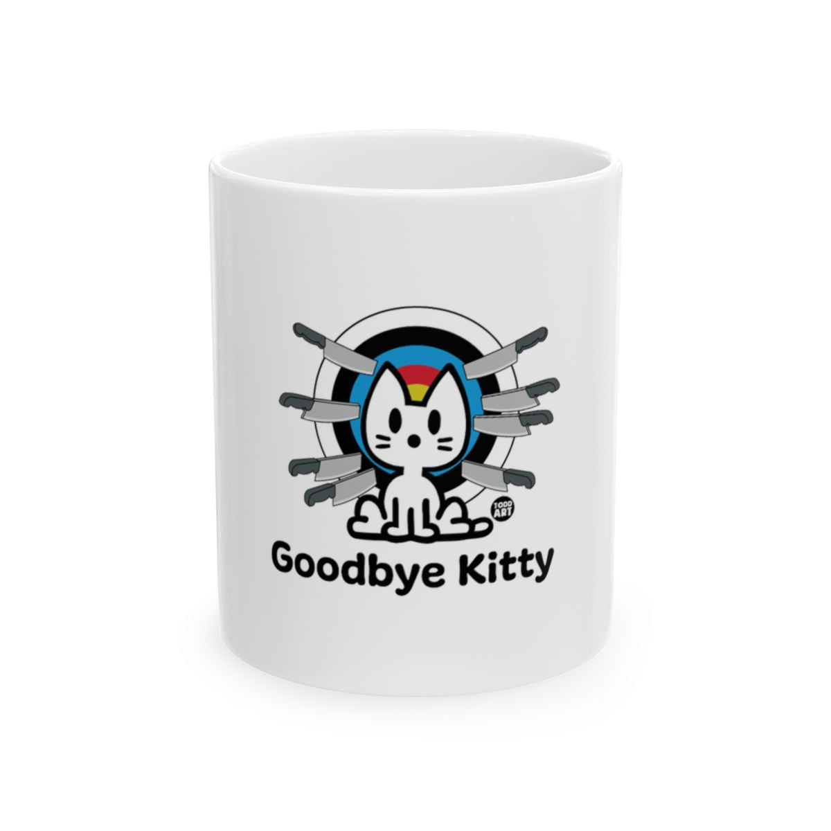Goodbye Kitty Fun Cat Design Mug