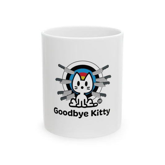 Goodbye Kitty Fun Cat Design Mug
