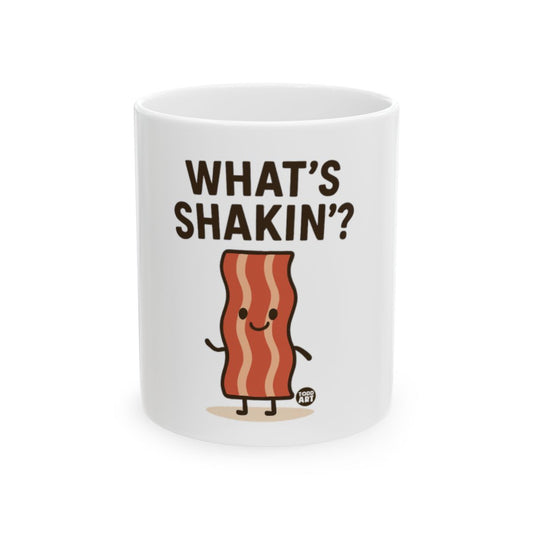 What's Shakin' Fun Bacon Graphic Mug Design