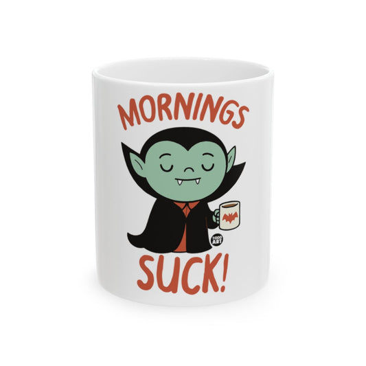 Mornings Suck Funny Vampire Mug Product