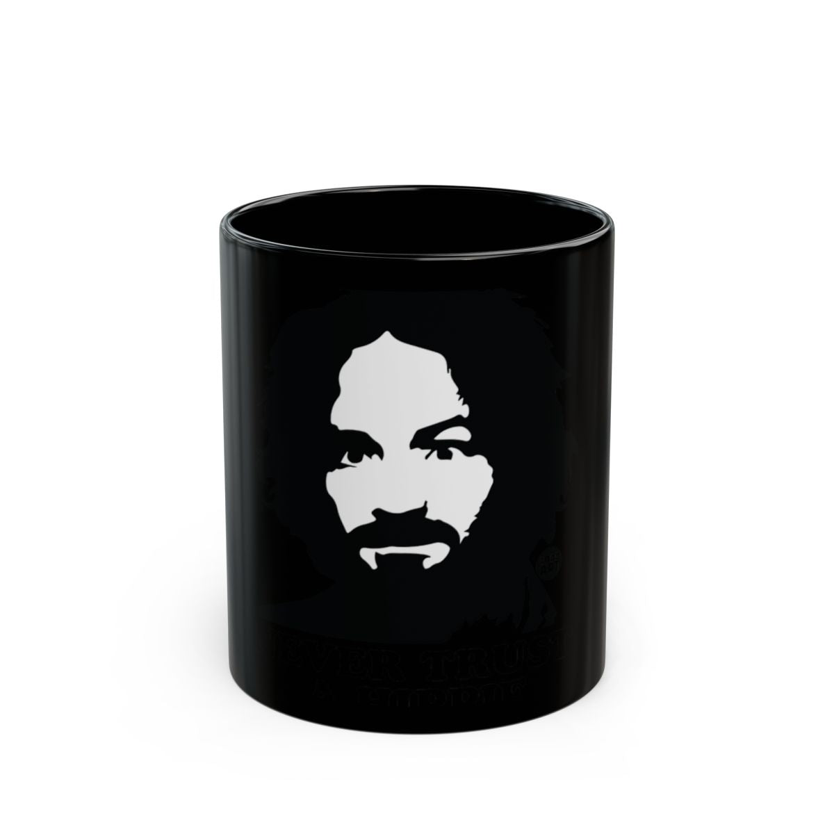 Never Trust The Media Black Mug