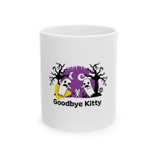 Goodbye Kitty Halloween Mug Perfect for Spooky Season