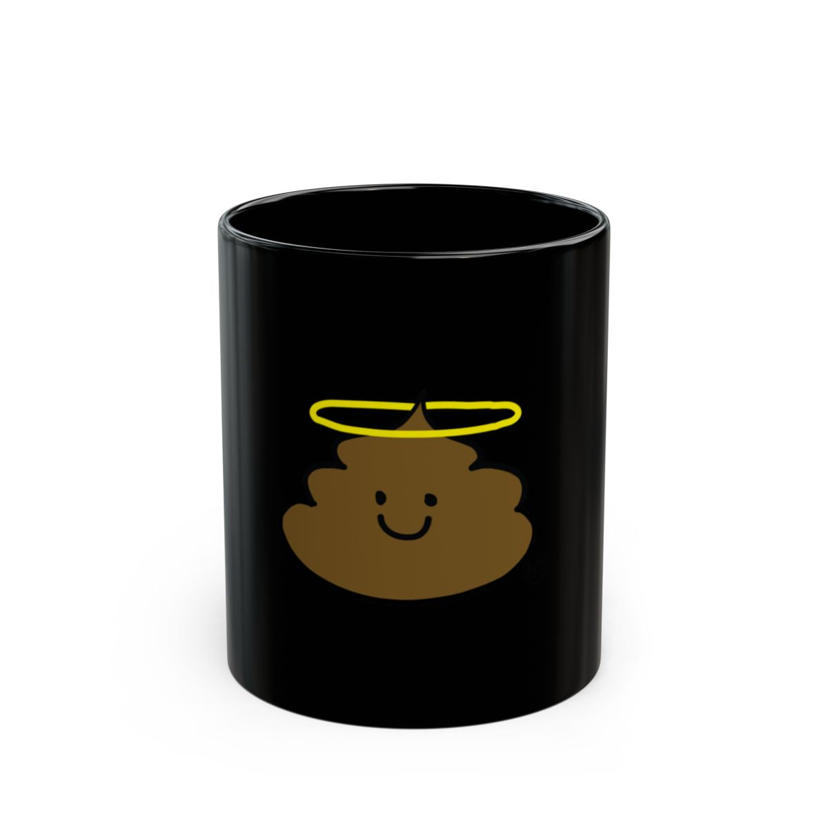 Adorable Angel Poop Emoji Design Artistic Mug