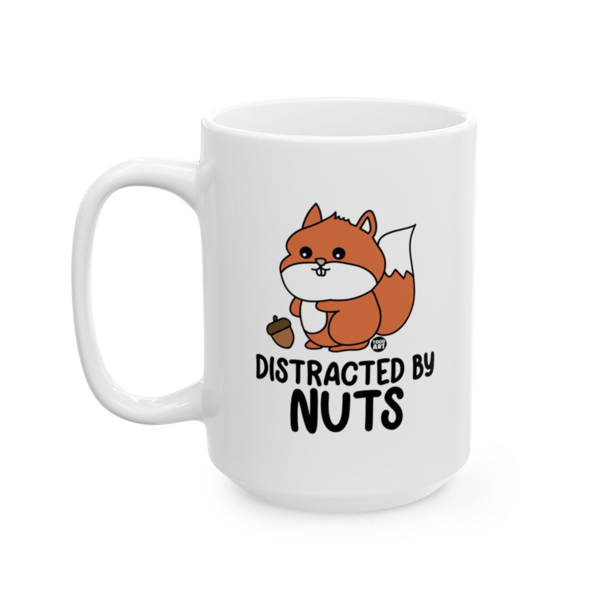 Distracted By Nuts Cute Fox Coffee Mug Gift Item