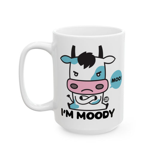 I'm Moody Cow Cartoon Print Coffee Mug