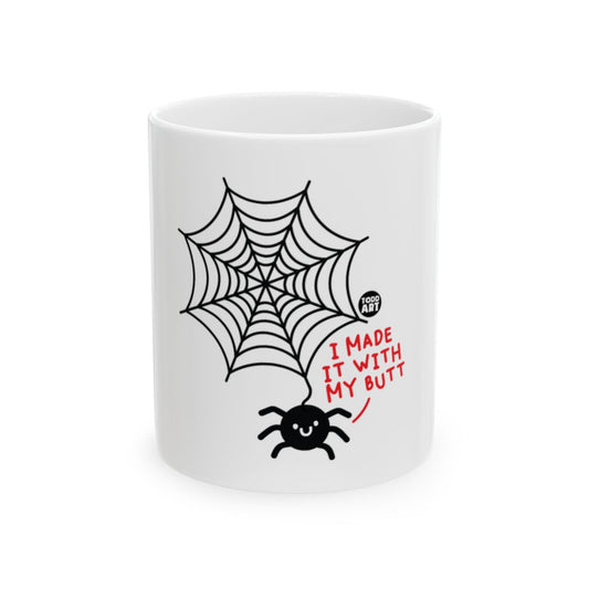 I Made It With My Butt Funny Spider Mug Product