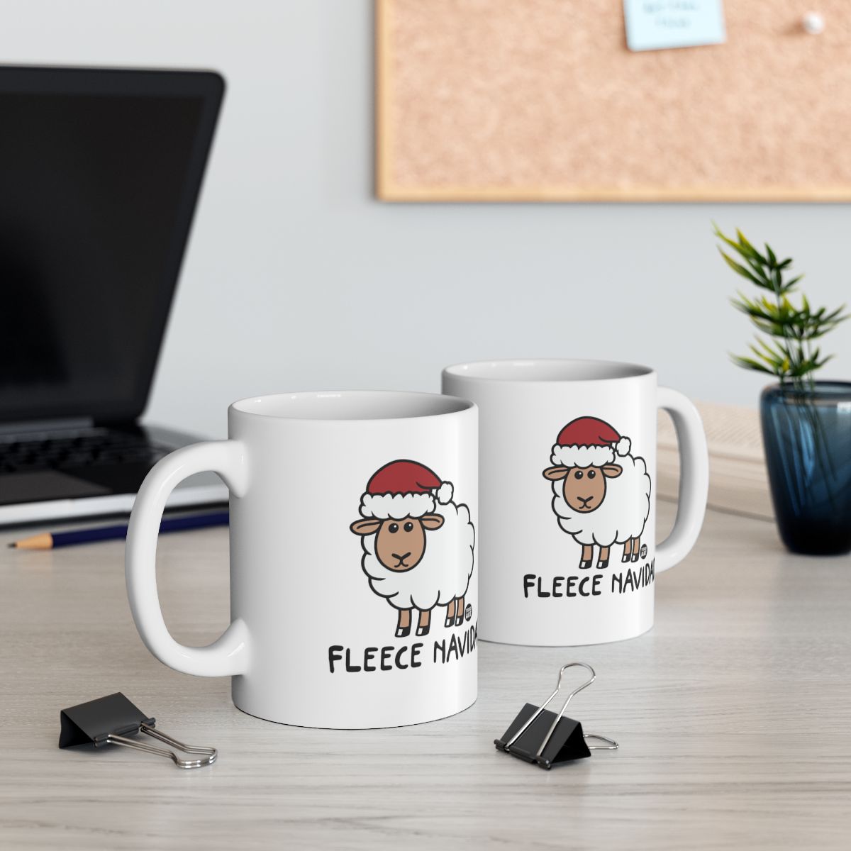 Fleece Navidad Funny Christmas Holiday Mug