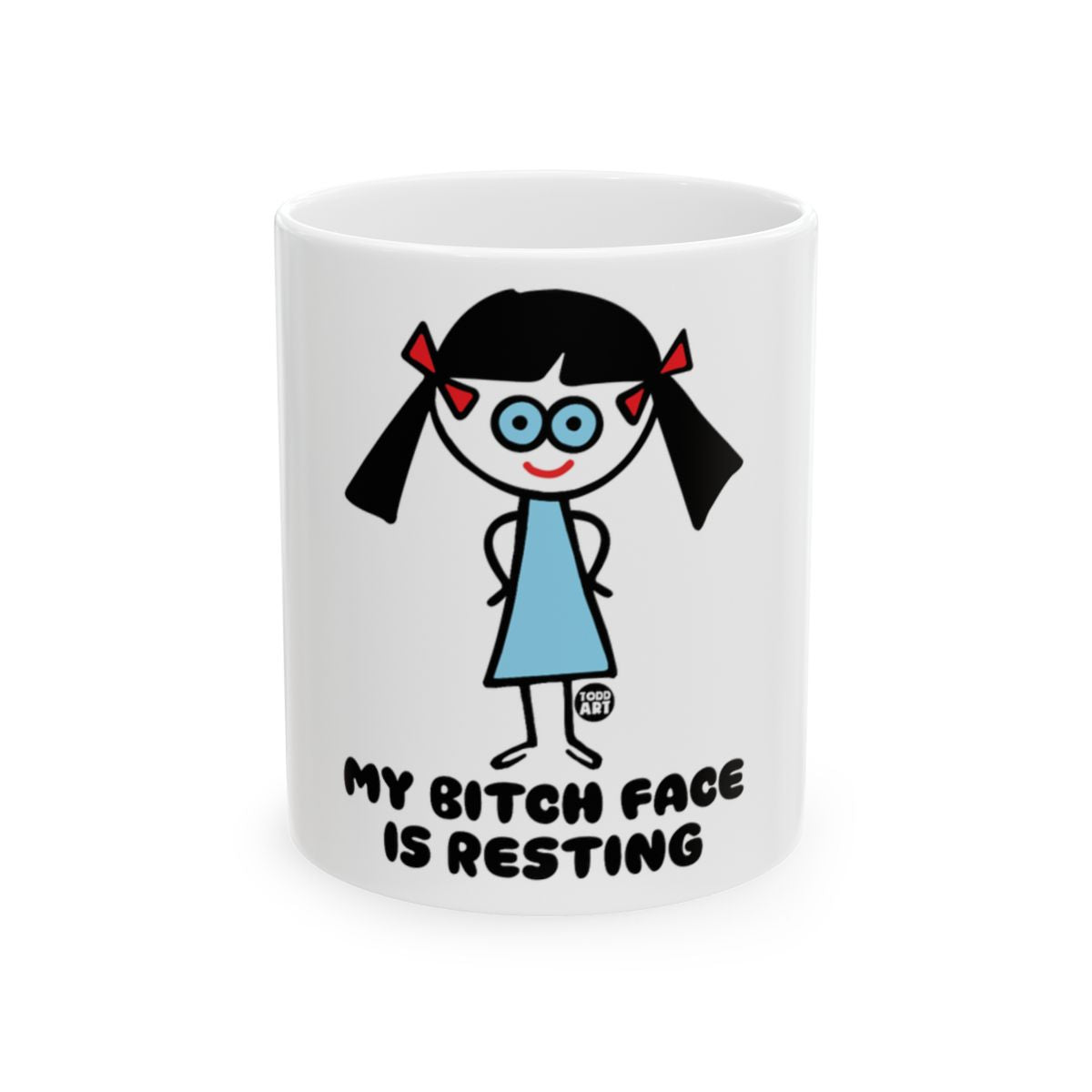 My Bitch Face Is Resting Funny Coffee Mug