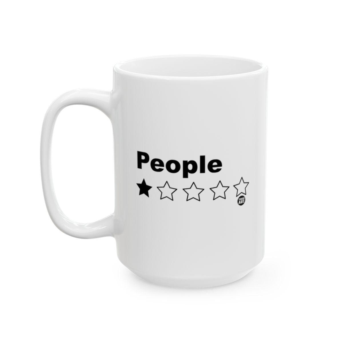 People One Star Rating Design Coffee Mug
