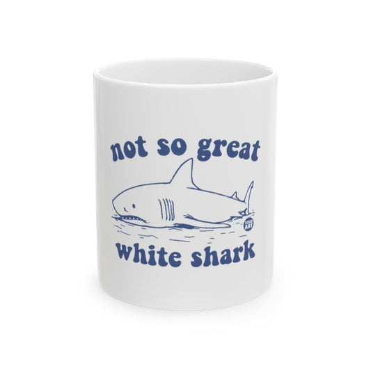 Not So Great White Shark Design Coffee Mug