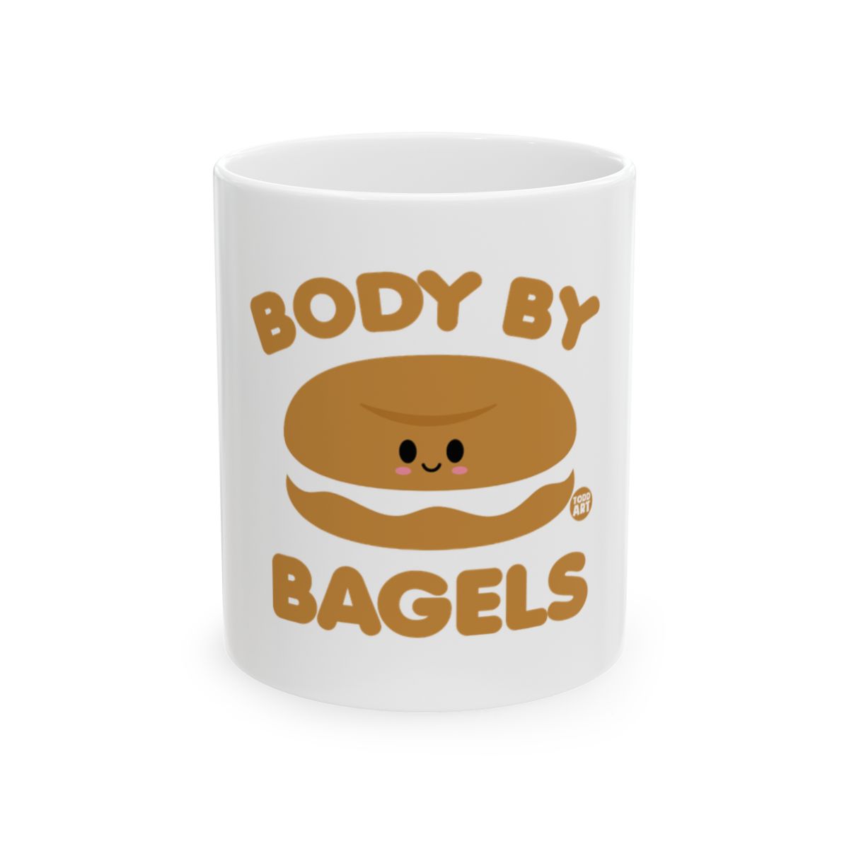 Enjoy Your Coffee With Body By Bagels Mug