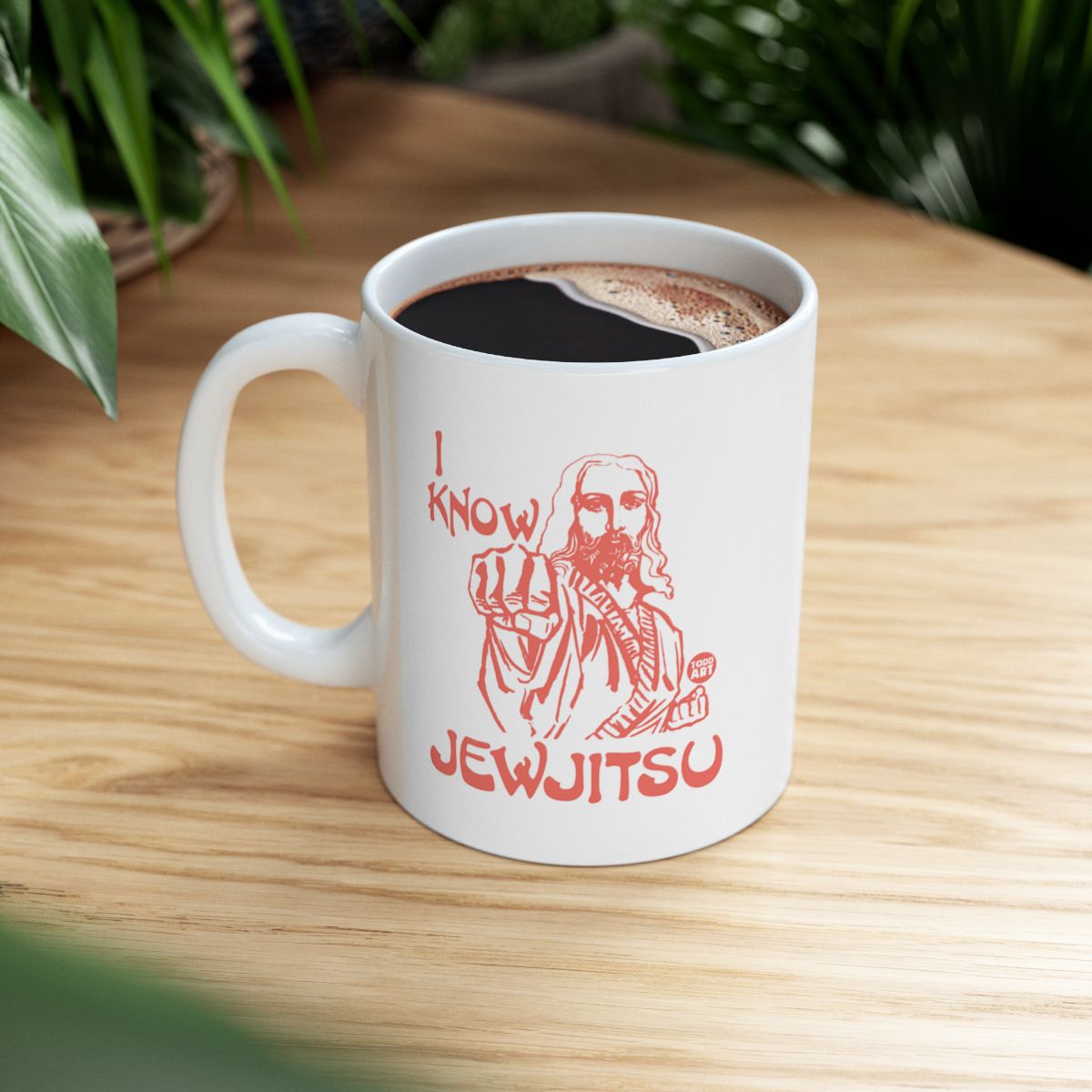 I Know Jewjitsu Hilarious Coffee Mug for Fun Mornings