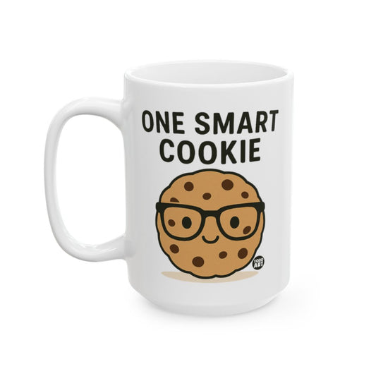 One Smart Cookie Design Mug with Adorable Face