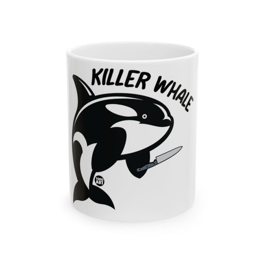 Killer Whale Mug with Cartoon Design 11oz