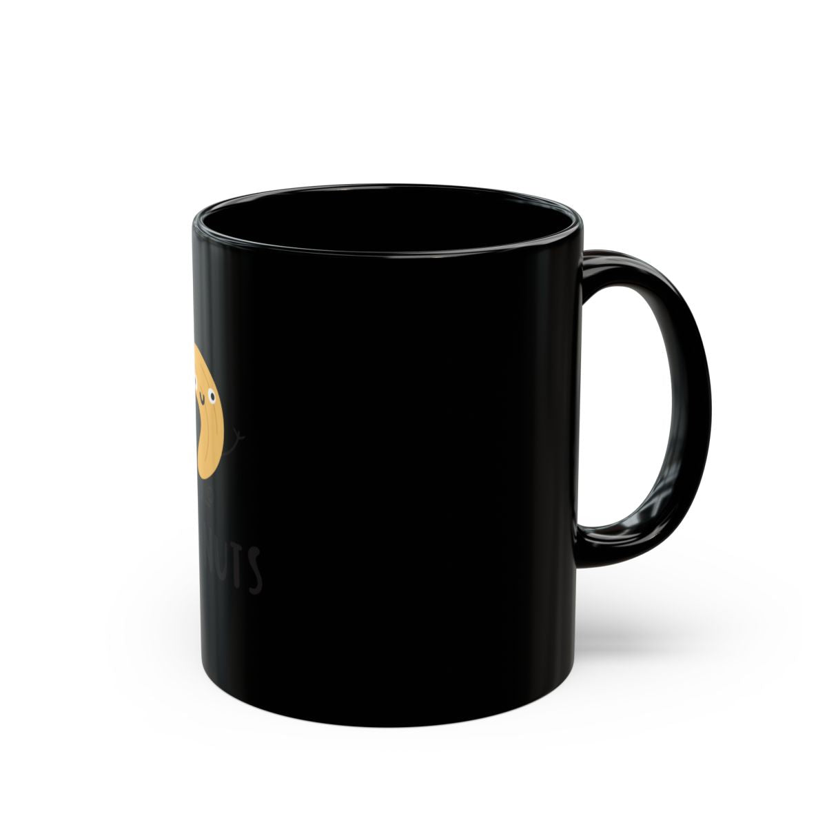 Start Your Day with a Smile Funny Black Coffee Mug