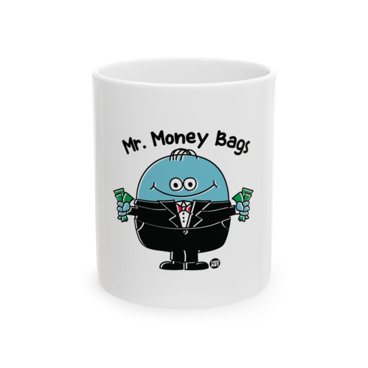 Mr. Money Bags Coffee Mug for Fun and Practical Use