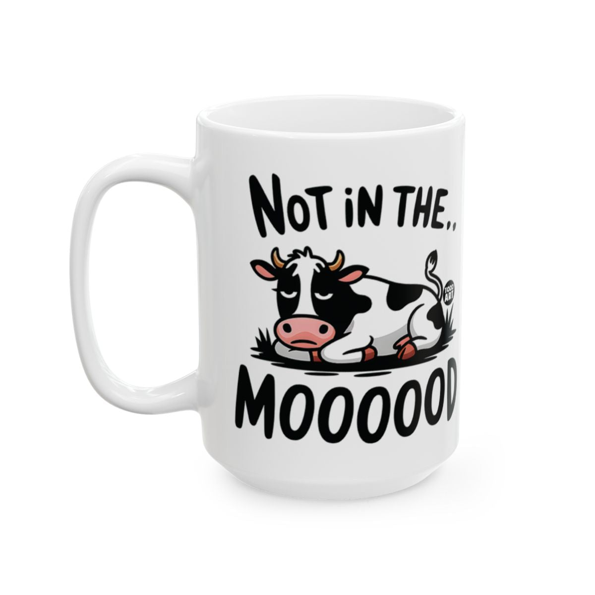 Not in the Moooood Funny Cow Mug Coffee Cup Gift