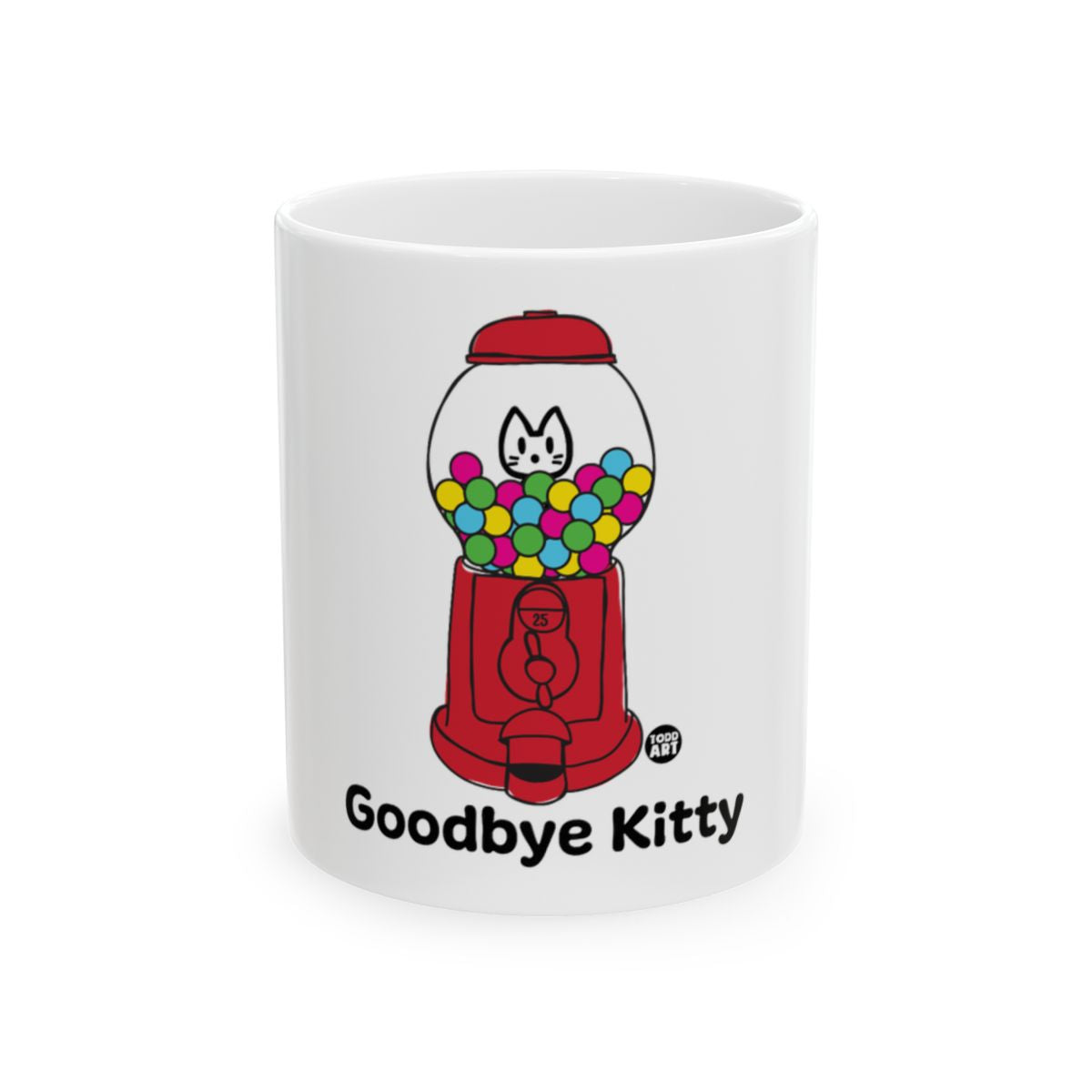 Goodbye Kitty Gumball Machine Mug