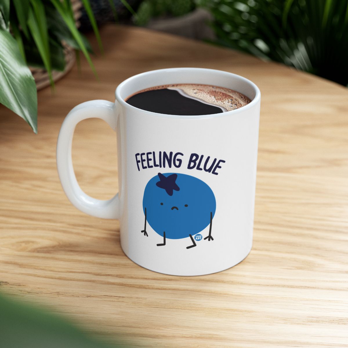 Feeling Blue Funny Coffee Mug Product