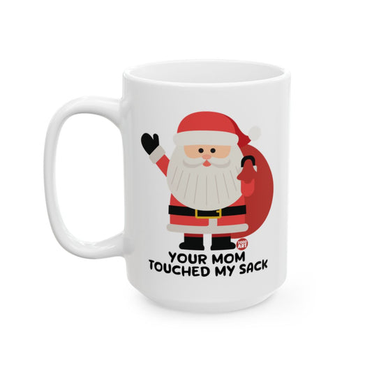 Funny Christmas Santa Mug With Playful Message