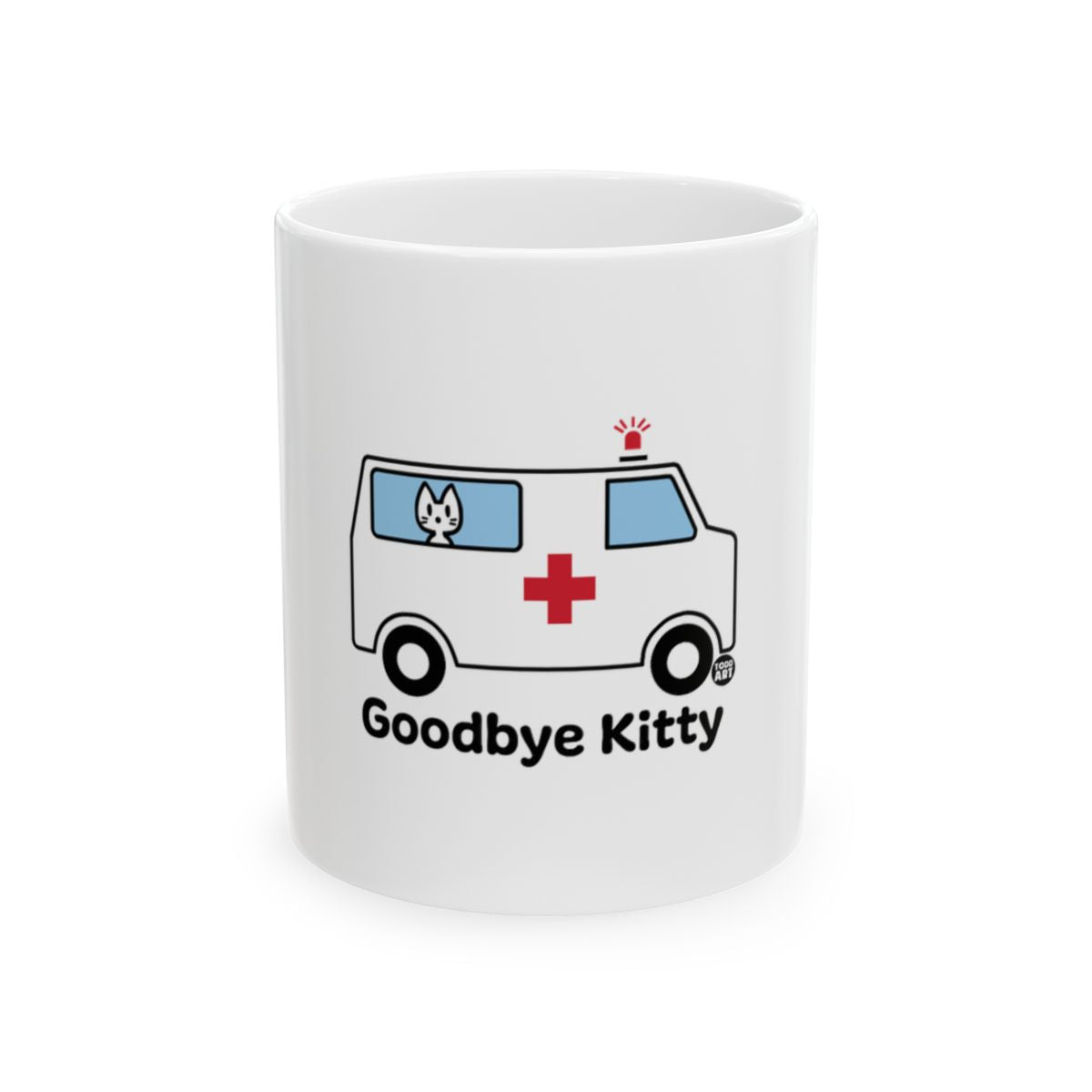 Goodbye Kitty Fun and Quirky Custom Mug