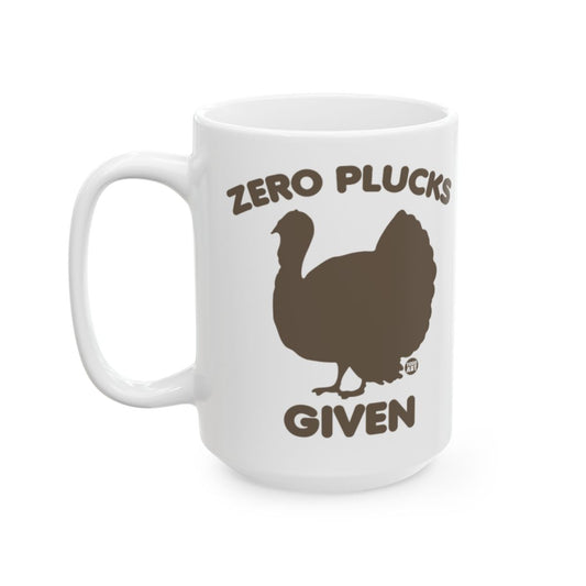 Zero Plucks Given Turkey Design Mug
