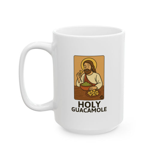 Holy Guacamole Funny Jesus Graphic Mug