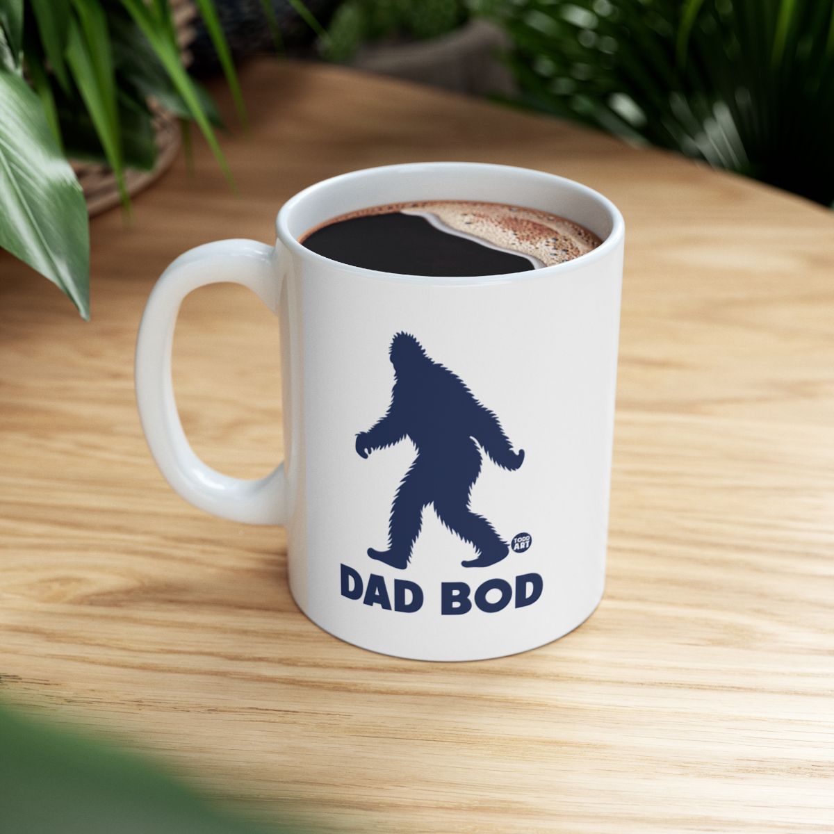 Funny Bigfoot Dad Bod Mug for Coffee or Tea Lovers