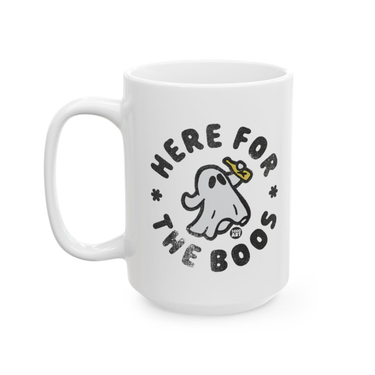 Here For The Boos Funny Ghost Halloween Mug