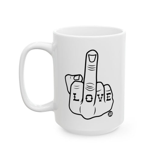 Unique Love Gesture Design Coffee Mug